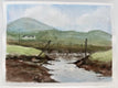 Original art for sale at UGallery.com | Mud Season by Patty Phan | $425 | watercolor painting | 9' h x 12' w | thumbnail 3