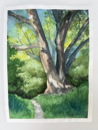 Summer Tree by Patty Phan |  Context View of Artwork 