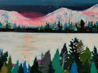 Allure of Alpenglow by Rebecca Klementovich |   Closeup View of Artwork 