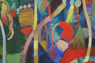 Composition with Trees by Robert Hofherr |   Closeup View of Artwork 