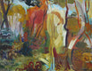 Original art for sale at UGallery.com | Dense Woodland by Robert Hofherr | $1,275 | acrylic painting | 22' h x 28' w | thumbnail 1