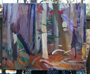 Forest Study #5 by Robert Hofherr |  Context View of Artwork 