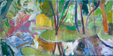 Original art for sale at UGallery.com | Meandering by Robert Hofherr | $2,150 | acrylic painting | 24' h x 48' w | thumbnail 1