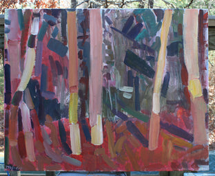 Pine Woods by Robert Hofherr |  Context View of Artwork 