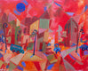 Original art for sale at UGallery.com | Positively 14th Street by Robert Hofherr | $1,275 | acrylic painting | 24' h x 30' w | thumbnail 1