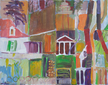 acrylic painting by Robert Hofherr titled Vernacular