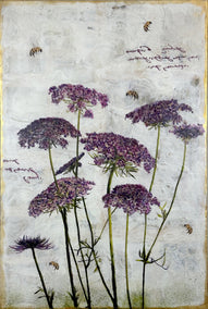 mixed media artwork by Shannon Amidon titled Dara Queen Anne's Lace