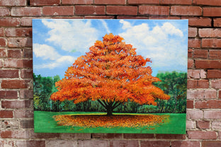 Autumn Tree by Shela Goodman |  Context View of Artwork 