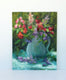 Original art for sale at UGallery.com | Sweet Peas and Bougainvillea by Sherri Aldawood | $525 | oil painting | 14' h x 11' w | thumbnail 3