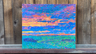 Texan Fields at Dusk by Srinivas Kathoju |  Context View of Artwork 