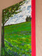 Original art for sale at UGallery.com | The Bluebonnets by Srinivas Kathoju | $425 | oil painting | 14' h x 11' w | thumbnail 2