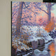 Original art for sale at UGallery.com | Lilac Winter by Stanislav Sidorov | $1,600 | oil painting | 24' h x 30' w | thumbnail 2