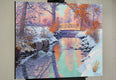 Original art for sale at UGallery.com | Lilac Winter by Stanislav Sidorov | $1,600 | oil painting | 24' h x 30' w | thumbnail 3