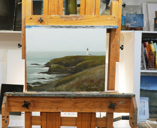 Yaquina Head Light by Steve Boggs |  Context View of Artwork 