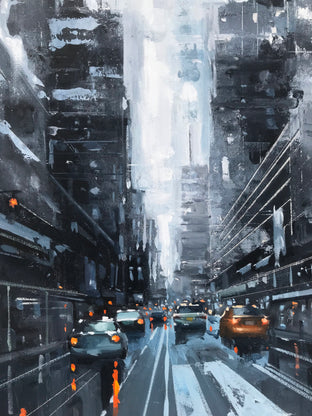 New York Diaries I by Swarup Dandapat |   Closeup View of Artwork 