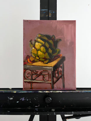 Artichoke on Pedestal by Tara Zalewsky-Nease |  Context View of Artwork 