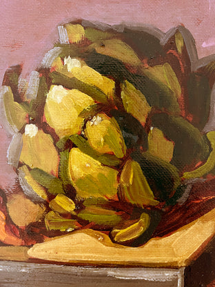 Artichoke on Pedestal by Tara Zalewsky-Nease |   Closeup View of Artwork 