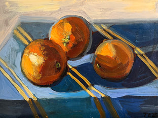 Tangerine Table Top by Tara Zalewsky-Nease |  Artwork Main Image 