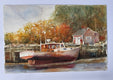 Original art for sale at UGallery.com | Waiting for the Tide by Thomas Hoerber | $825 | watercolor painting | 14' h x 21' w | thumbnail 3