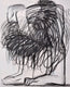 Original art for sale at UGallery.com | Little Animal by Yana Medow | $3,100 | charcoal drawing | 39.3' h x 31.8' w | thumbnail 1