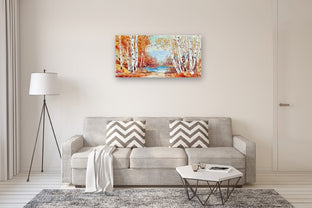 Whispers of Fall by Lisa Elley |  In Room View of Artwork 