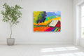 Original art for sale at UGallery.com | A Small Farm by James Hartman | $7,300 | oil painting | 48' h x 65' w | thumbnail 5