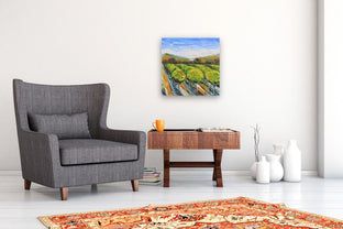 Napa Valley in the Summer by Lisa Elley |  In Room View of Artwork 