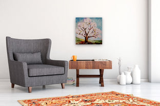 Cherry Tree by Judy Mackey |  In Room View of Artwork 