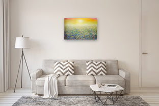 Sun on the Ocean by Natasha Tayles |  In Room View of Artwork 