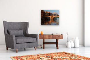 View of the Ponte Santa Trinita by Jonelle Summerfield |  In Room View of Artwork 