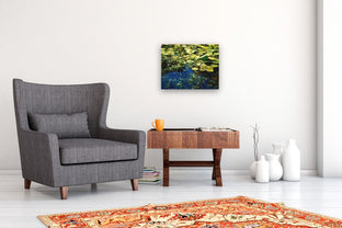 Water Lilies: Bright Morning by Onelio Marrero |  In Room View of Artwork 