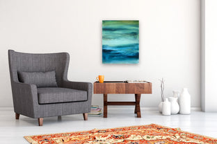 Ocean Blues by Drew Noel Marin |  In Room View of Artwork 