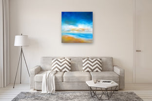 Daybreak Shore by Nancy Hughes Miller |  In Room View of Artwork 