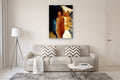 Original art for sale at UGallery.com | Imperious by Naoko Paluszak | $4,725 | oil painting | 48' h x 36' w | thumbnail 5