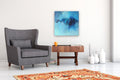 Original art for sale at UGallery.com | Blue Timbre by Karen Hansen | $2,100 | acrylic painting | 24' h x 24' w | thumbnail 5