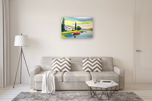 Summer on the Lake by John Jaster |  In Room View of Artwork 