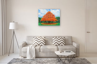 Autumn Tree by Shela Goodman |  In Room View of Artwork 