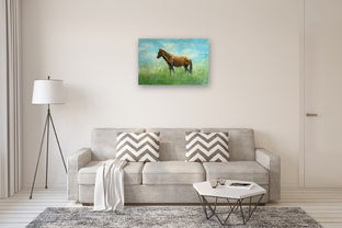 Island Pony by Sally Adams |  In Room View of Artwork 