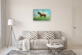 Original art for sale at UGallery.com | Island Pony by Sally Adams | $2,400 | acrylic painting | 24' h x 36' w | thumbnail 5