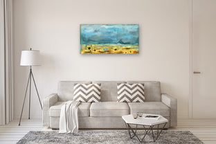 Sunflower Fields by Drew Noel Marin |  In Room View of Artwork 