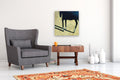 Original art for sale at UGallery.com | Blue Horse by Jaime Ellsworth | $1,100 | oil painting | 24' h x 24' w | thumbnail 5