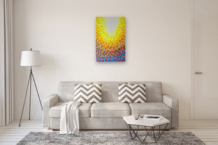 Yellow, Orange and Blue 2 by Natasha Tayles |  In Room View of Artwork 