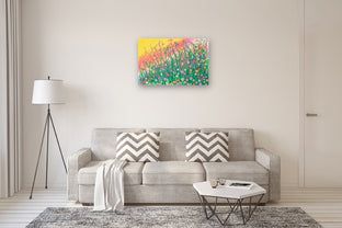 Blooms in Paradise by Natasha Tayles |  In Room View of Artwork 