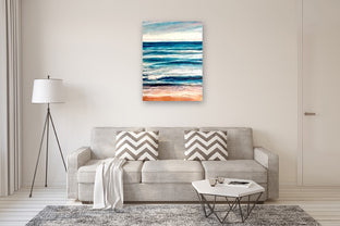 Where the Sea Meets the Sky by Nava Lundy |  In Room View of Artwork 