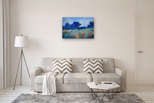 Ridgetop Flowers by Kip Decker |  In Room View of Artwork 