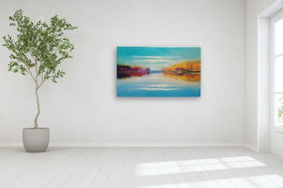 The River Walk by George Peebles |  In Room View of Artwork 