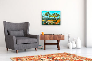 Palm, Pine, and Gumbo by JoAnn Golenia |  In Room View of Artwork 