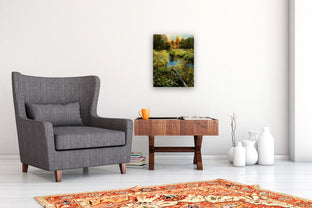 The Brook In Autumn by Onelio Marrero |  In Room View of Artwork 