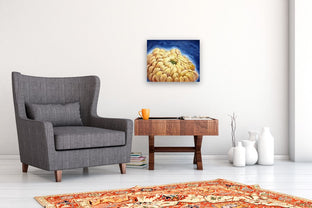 Golden Chrysanthemum by Pamela Hoke |  In Room View of Artwork 