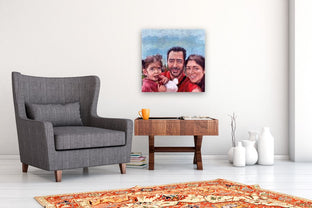 A Happy Memory - Commission by Nava Lundy |  In Room View of Artwork 